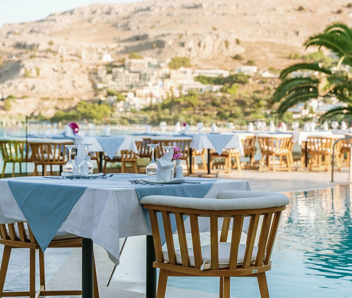 greek restaurant Lindos Royal Resort